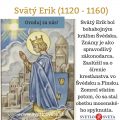 30.8. Sv. Erik, kráľ Švédska