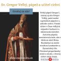 3.9. sv. Gregor Veľký, pápež a učiteľ cirkvi
