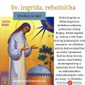 2.9. Sv. Ingrida, rehoľníčka (1220 – 1282)