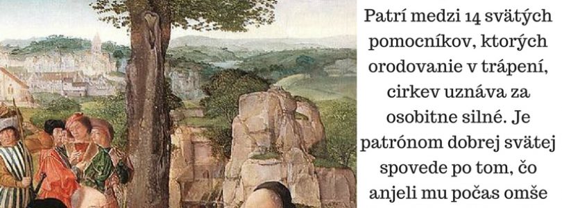 1.9. Svätý Egídius, pustovník (640 – 720)