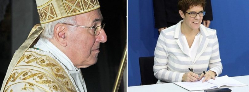 Novú predsedkyňu CDU považuje kardinál Brandmüller za „exkomunikovanú heretičku“