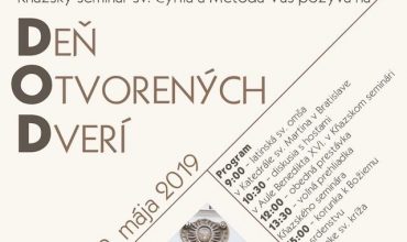 V Nedeľu Dobrého Pastiera opäť otvoria svoje brány kňazské semináre