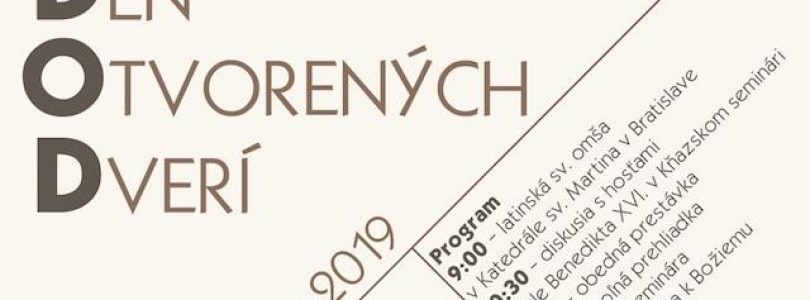 V Nedeľu Dobrého Pastiera opäť otvoria svoje brány kňazské semináre