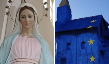 EÚ poprela, že európska zástava obsahuje kresťanskú symboliku