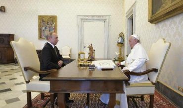 Prezident Putin už po tretíkrát navštívil pápeža Františka