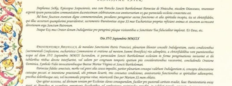 Farnosť Hniezdne slávi jubilejný rok, získať je možné úplne odpustky